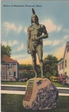 Statue of Massasoit-PLYMOUTH, Massachusetts