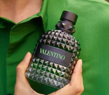 Valentino Uomo Born In Roma Green Extravaganza Eau De Toilette Spray 3.4 oz NIB