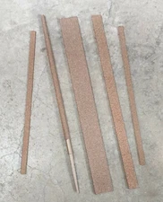 Tungsten carbide assorted set Flat file fine grit