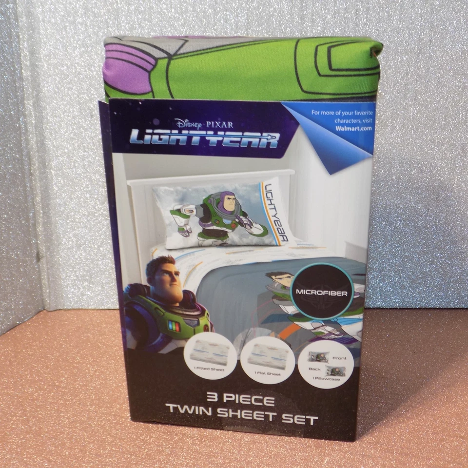 Juego Doble Pixar Buzz Disney Lightyear Hoja Toy Story Microfibra Foto 3 de 4