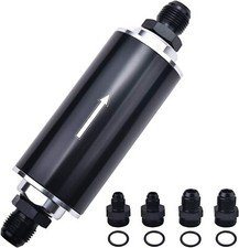 Hiwowsport Inline 100 Micron Fuel Filter 6an 8an 10an Adapter Universal 50mm Us Hiwowsport Inline 100 Micron Fuel Filter 6an 8an 10an Adapter Universal 50mm Us