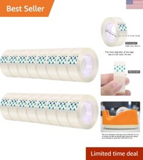 Clear Tape Refills - 16 Pack - 3/4 x 1200 Inch - for Office, House, School