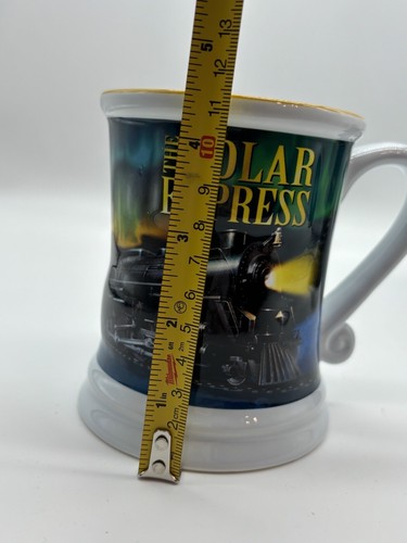 The Polar Express Coffee Hot Chocolate Cup Mug Warner Bros Set Of 3 Christmas - Picture 11 of 12