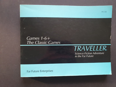 TRAVELLER RPG THE CLASSIC GAMES 1-6 + FAR FUTURE ENTERPRISES # FFE - 005 UNGELESEN
