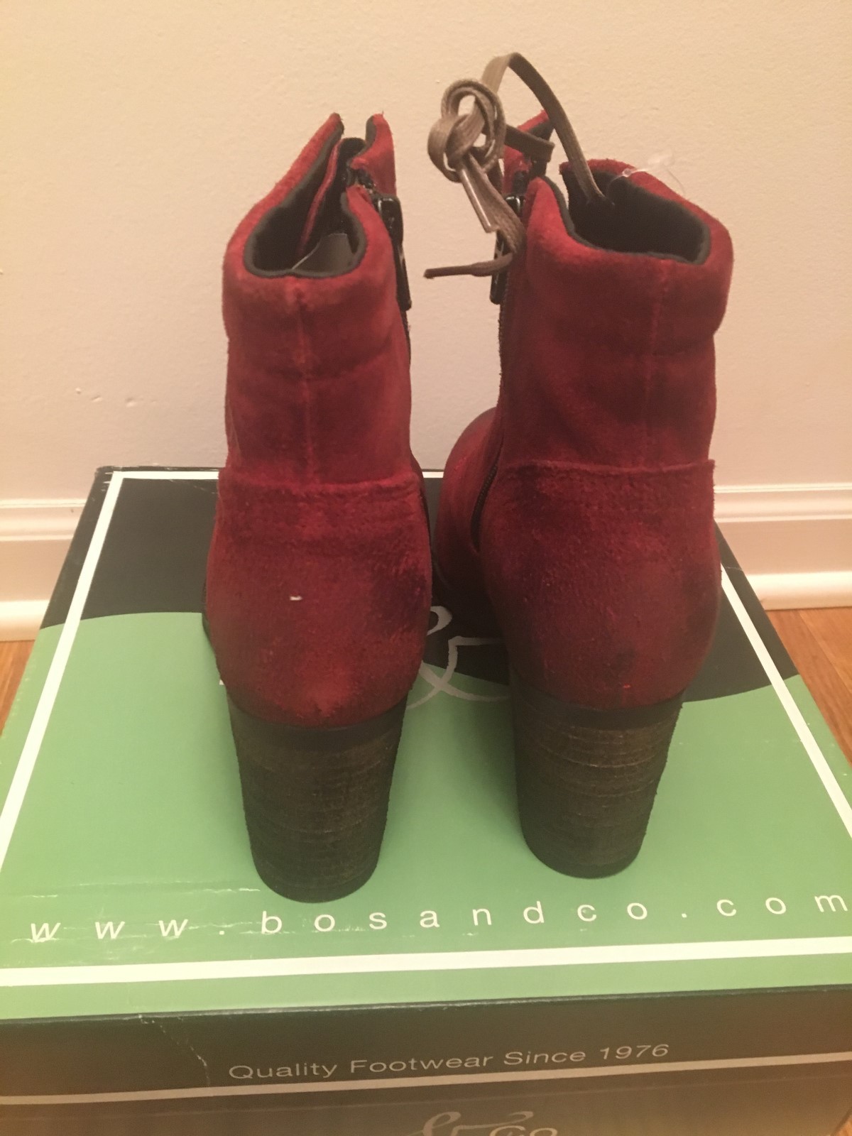 BOS & Co para mujer rojo Basey Impermeable Impermeable Impermeable Con Cordones Bota Talla 38 (tamaño 7) S2127 f5ea13 BOS & Co para mujer rojo Basey Impermeable Impermeable Impermeable Con Cordones Bota Talla 38 (tamaño 7) S2127 f5ea13