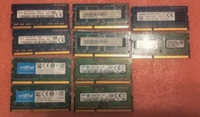 10 Mixed Brands 4GB DDR3L Laptop Memory SODIMM PC3L 12800 1600 MHZ RAM 1.35V