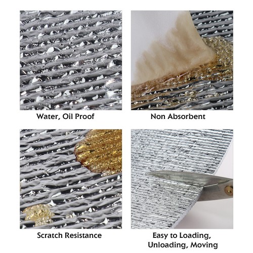 39"x 79" Firewall Sound Deadener Car Roof Heat Shield Insulation Deadening Mat - Picture 13 of 18