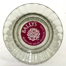 VINTAGE, ASHTRAY FROM BALLY'S, 4.5" IN DIAMETER