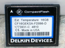 Delkin Devices 16GB Industrial COMPACTFLASH Memory Card   CF16GEKSA-FD066-D