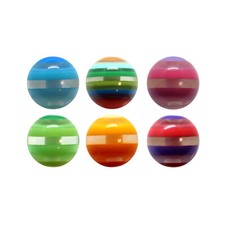 POLARIS Multilayer Round Beads in 10mm Size Different Colors Hole Size 1.8mm