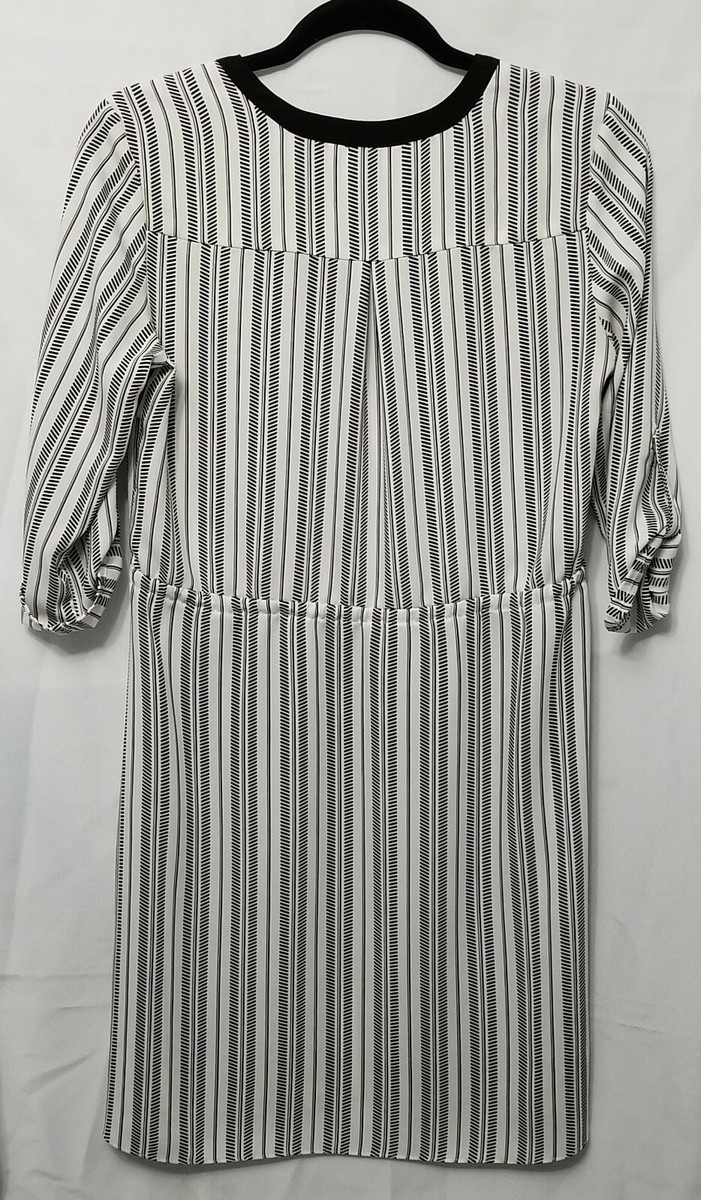 H&M Women's Dress Black/White with Gold Accent Hardware Size 6 EUC Free  Shipping | eBay