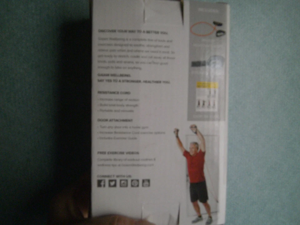 NUEVO EN CAJA GAIAM CABLE RESISTENCIA BIENESTAR RESISTENCIA MEDIA COLOR NARANJA Foto 3 de 4