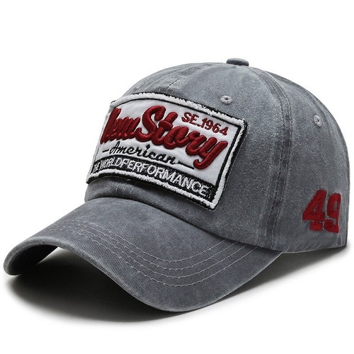Cappello uomo donna berretto camionista lavato invecchiato driver denim snapback baseball - Foto 19 di 25