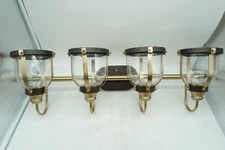 Quorum International 586-4-8086 Banded Dome Bathroom Vanity Light