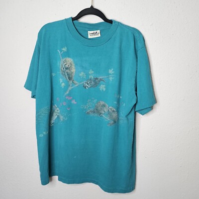Northern Reflections Vtg Tee Shirt Woodland Creatures Nature Size XL