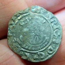 Henry VIII Half Groat Silver Coin