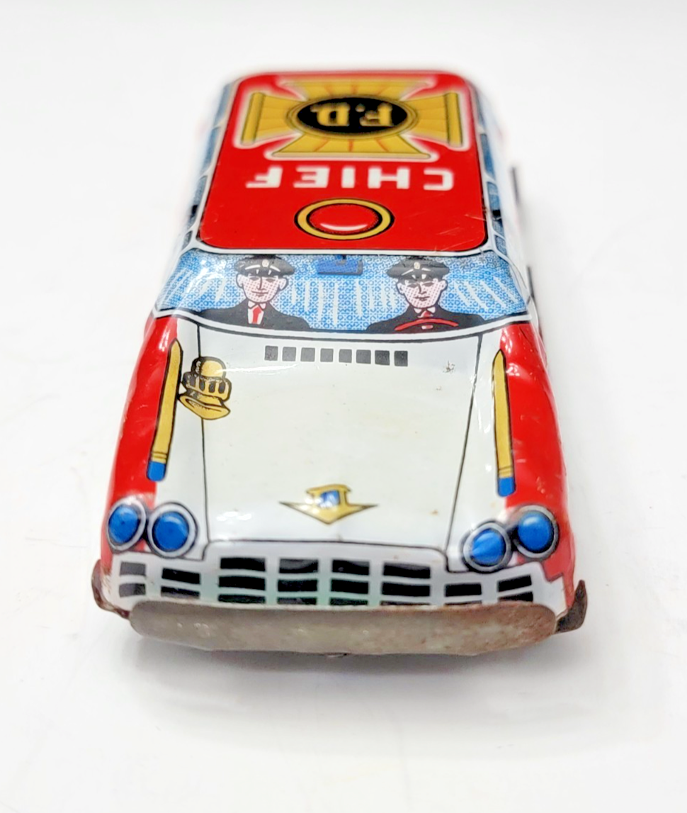 希少 NOMURA 消防車 FIRECHIEFCAR 昭和 レトロ TN マーク Vintage Japanese TN NOMURA Tin Litho Fire Chief Toy Car | eBay