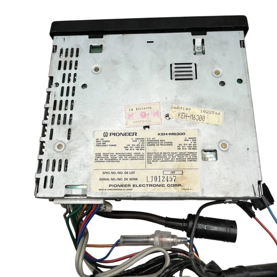 Pioneer KEH-M6300 Autoradio Vintage a Cassette – Best Station Memory  - Immagine 4 di 4