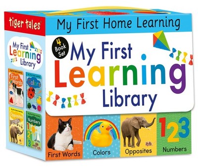My First Learning Library 4-Book Boxed Set: Includes First Words, Colors, Op...