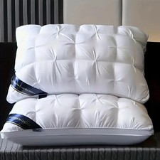 2 Pack Luxury Hotel Pillows Standard Queen Size – Soft Down Alternative, 5 Star