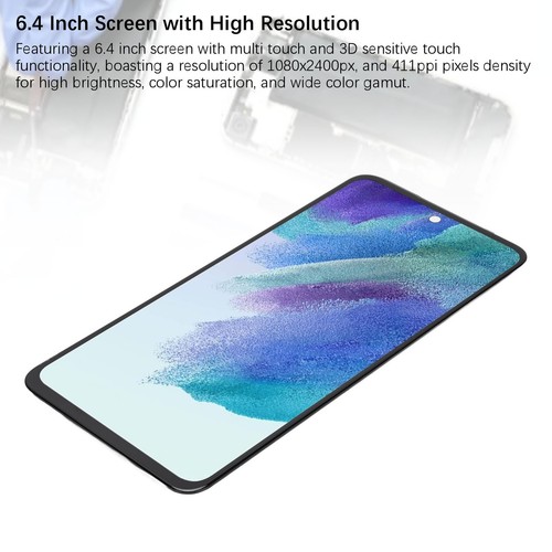 Screen Replacement For Galaxy S21 FE 5G 6.4 Inch Phone LCD Display Touch Sc Part - Photo 4 sur 12