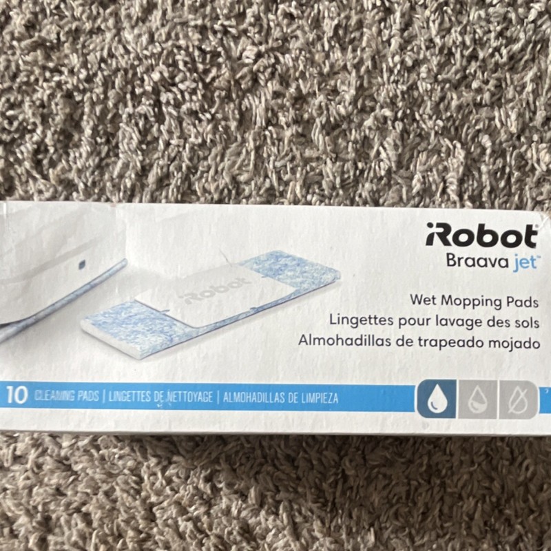 iRobot Braava jet Wet Mopping Pads 9  Pack Blue White Suitable For Braava jet