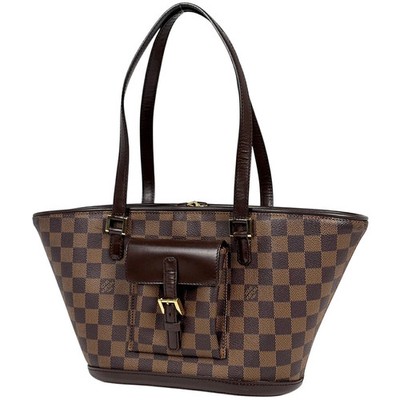 Clearance Of Stock Louis Vuitton Manosque Pm Shoulder Bag Trapezoid Handbag Dami