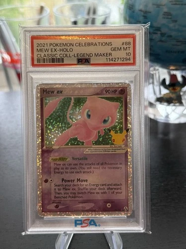 Pokemon TCG Celebrations Mew EX Holo Classic Collection Legend Maker PSA 10 #88