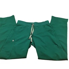 FIGS Technical Collection Scrub Pants Emerald Green Women's Size S Style T21004