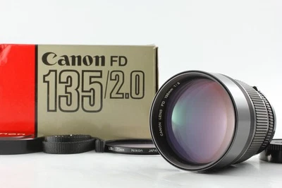 ◆INUTILISÉ dans sa boîte◆ Téléobjectif Canon FD NFD 135mm f2 MF neuf du... - Photo 1/4