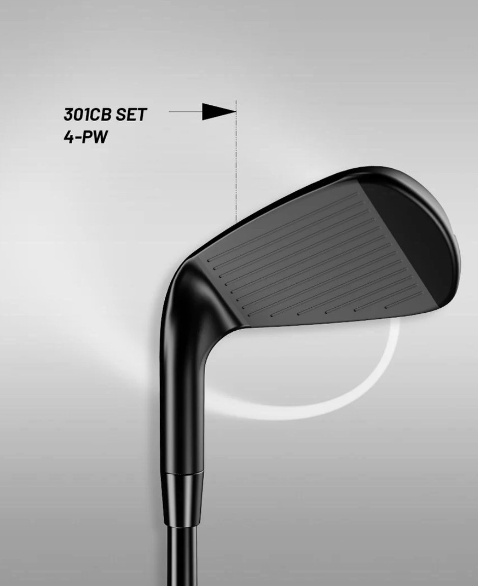 Takomo Dark Irons 301 CB 4-PW, KBS Tour 130 X Black pearl Shft