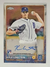 2015 Topps Chrome Rookie Auto #AR-KL Kyle Lobstein Autograph  RC