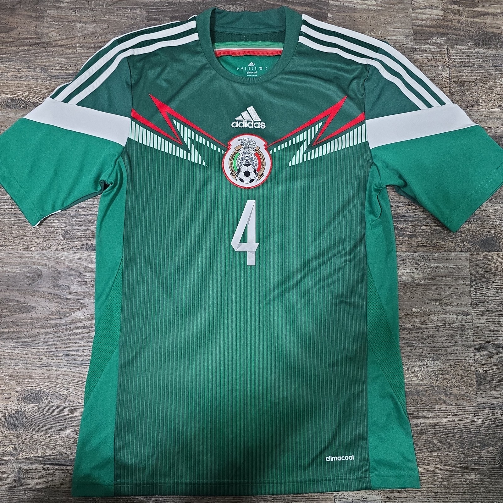 2014 Adidas Mexico Home Soccer Jersey Rafael Marquez Men S Wolrd Cup Barca