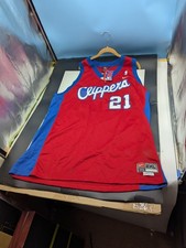 NWT 2001 NIKE TEAM DARIUS MILES LA CLIPPERS SWINGMAN JERSEY RED WHITE BLUE 2XL