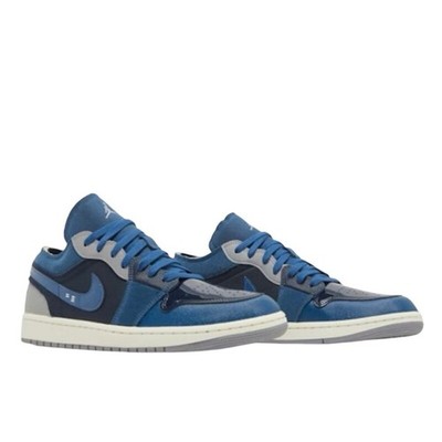 Nike Air Jordan 1Low SE Craft Obsidian/Ashen Slate Blue gently used Men Size11