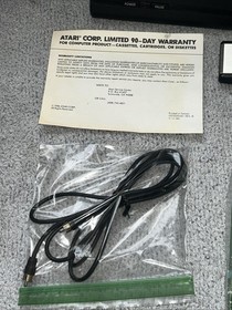 Atari 7800 Video Game Console - With Controller and insert. Tested