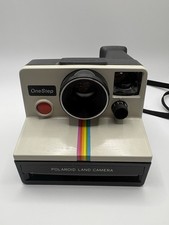 Vintage Polaroid OneStep SX-70 Land Camera Rainbow Stripe Untested USA