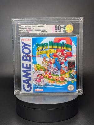Super Mario Land 2 6 Golden Coins Nintendo Game Boy VGA 90+ Red Strip New Sealed