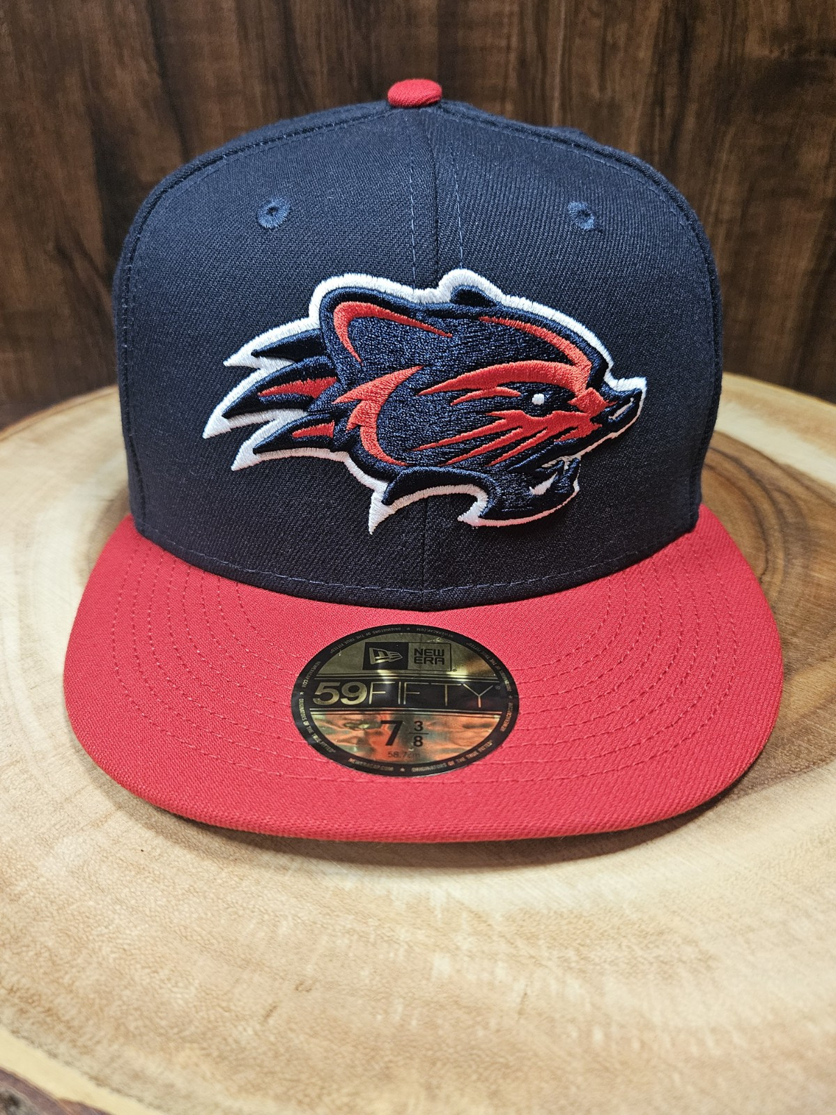 New Hampshire Fisher Cats New Era 59Fifty Fitted Cap Size 7 3/8 Minor League Baseball Hat