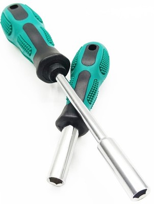 2-Piece Bit Driver Handle, 1/4  Magnetic Bit Holding Screwdriver Handle, 190mm