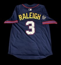 Cal Raleigh Signed Authentic 2025 All Star Jersey Auto HR Derby Champ PSA COA