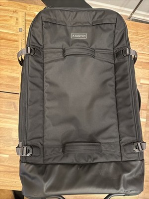 Burton Multipath 90L Rolling Travel Check Bag Aluminum Frame Black