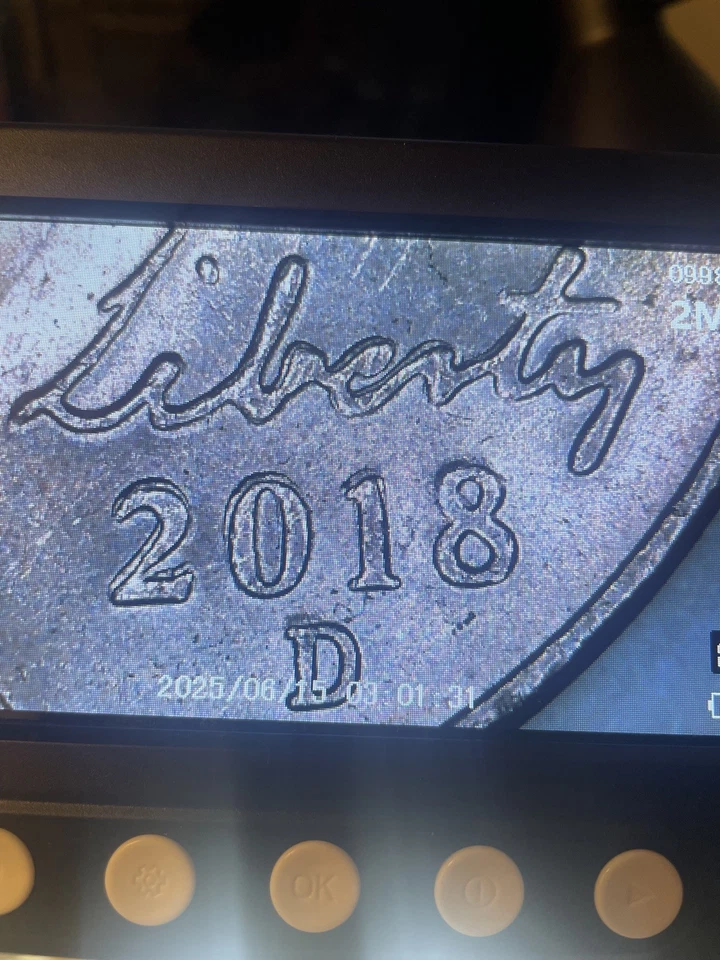 Jefferson Nickel 2018 D -DDO DDR ERROR Circulated Condition Ships In Box  - Image 3 of 4