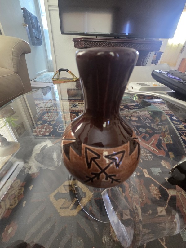 Sioux Pottery Vase Vintage Signed