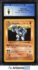Pokemon 1999 Machoke 34/102 Base Set Shadowless CGC 9