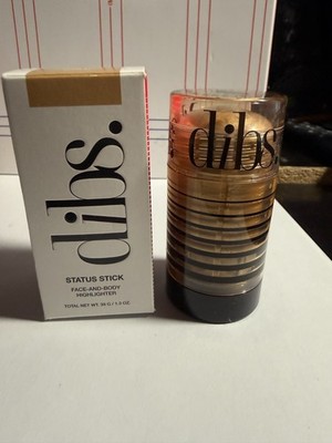DIBS Beauty Status Stick Face-And-Body Highlighter, GOOD LIFE GOLD, 1.3 OZ NIB