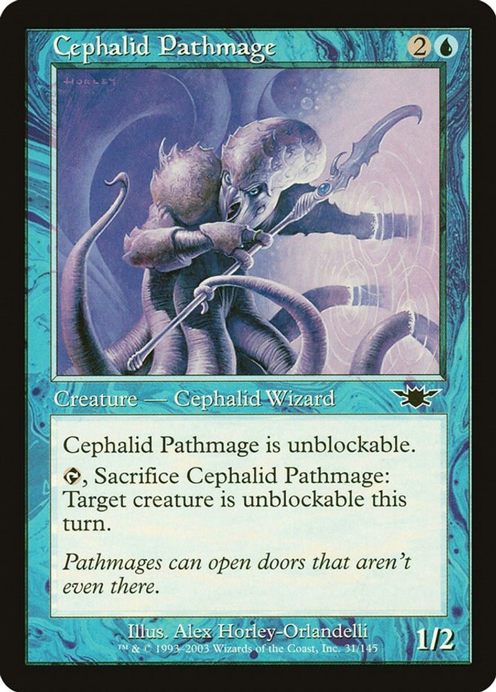 Cephalid Pathmage Normal [LGN - 31] LP MagicLegions
