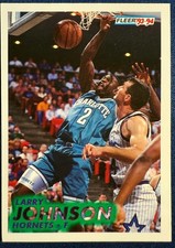 1993-94 FLEER #21 LARRY JOHNSON (CHARLOTTE HORNETS) BASKETBALL CARD