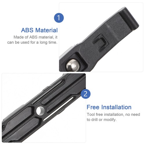1 Pair Hard Drive Mounting Plastic Rail Replacement 3.5-inch Mounting Rail - 第 7/12 張圖片