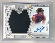 ANNA KALINSKAYA 2024 Topps Royalty Tennis Superior Relic Signatures AUTO #d /75